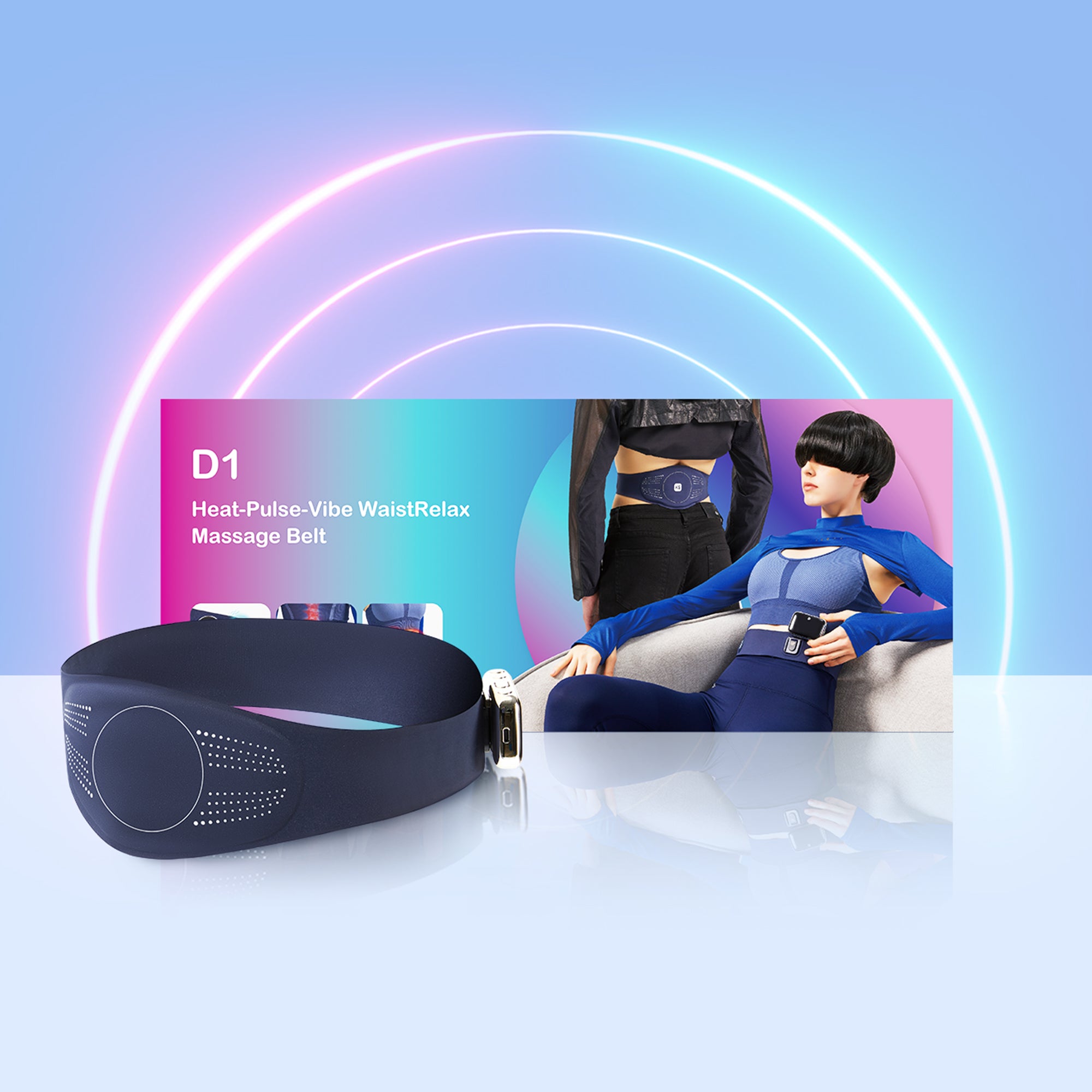 Hisooth D1 Waist Massager | Heated EMS TENS Vibration Therapy Belt Hi5wellness Hisooth D1 Waist Massager | Heated EMS TENS Vibration Therapy Belt Hi5wellness